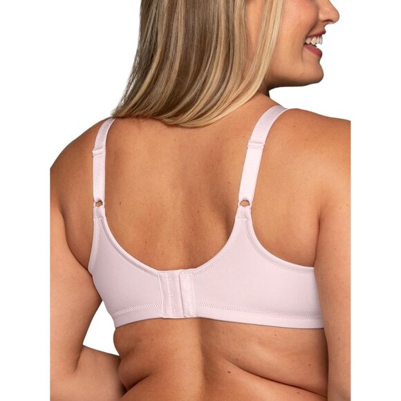 Vanity Fair Beauty Back Bra #71380 Size 42G Sheer Quartz Pink No Underwire - Picture 3 of 7